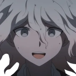 😃 1de0ca2e Nagito Komaeda Danganronpa Аниме, Персонаж, Danganronpa, Нагито Комаэда telegram sticker