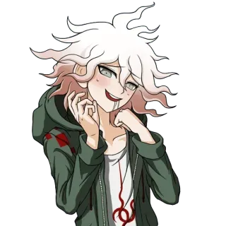 😳 2cb46ee8 Nagito Komaeda Danganronpa Аниме, Danganronpa, Персонаж, Нагито Комаэда telegram sticker