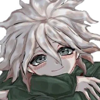🥰 347df254 Nagito Komaeda Danganronpa Аниме, Манга, Danganronpa, Нагито Комаэда, Персонаж, Фанатское творчество telegram sticker