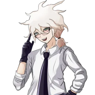 🤓 4cb38dbc Nagito Komaeda Danganronpa Аниме, Манга, Персонаж, Danganronpa telegram sticker