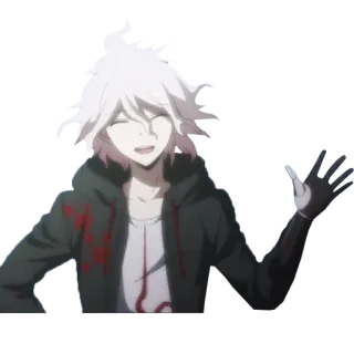 🤚 855c9a0c Nagito Komaeda Danganronpa Аниме, Манга, Danganronpa, Нагито Комаэда telegram sticker