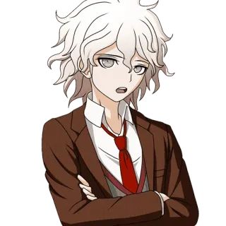 😍 af102868 Nagito Komaeda Danganronpa Аниме, Манга, Персонаж, Danganronpa telegram sticker