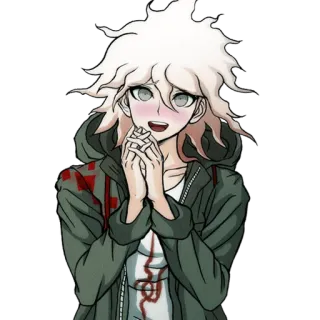 😳 c603dd9c Nagito Komaeda Danganronpa Аниме, Danganronpa, Нагито Комаэда, Персонаж, Манга telegram sticker