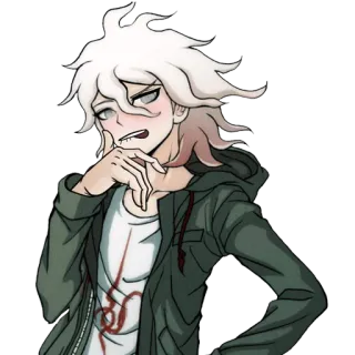 😳 de86a1ad Nagito Komaeda Danganronpa Аниме, Персонаж, Нагито Комаэда, Danganronpa telegram sticker