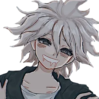 😍 e1eb3c61 Nagito Komaeda Danganronpa Аниме, Манга, Danganronpa, Нагито Комаэда telegram sticker