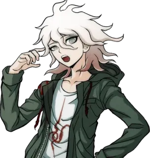 😒 e5b77f21 Nagito Komaeda Danganronpa Аниме, Персонаж, Danganronpa, Нагито Комаэда telegram sticker