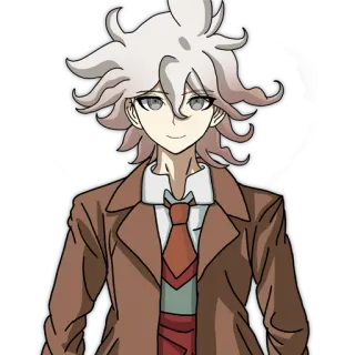🙂 ebac3c3f Nagito Komaeda Danganronpa Аниме, Персонаж, Нагито Комаэда, Danganronpa telegram sticker