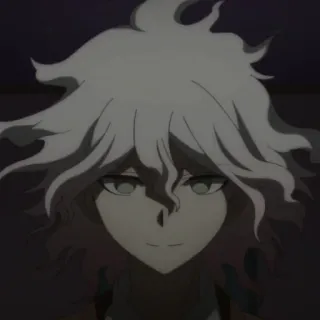 🙂 09fea80b Nagito Komaeda Danganronpa 动漫, 弹丸论破, 狛枝凪斗, 角色 whatsapp sticker