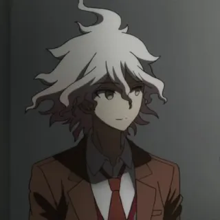 🙂 646a6d83 Nagito Komaeda Danganronpa 动漫, 弹丸论破, 狛枝凪斗, 角色, 艺术 whatsapp sticker