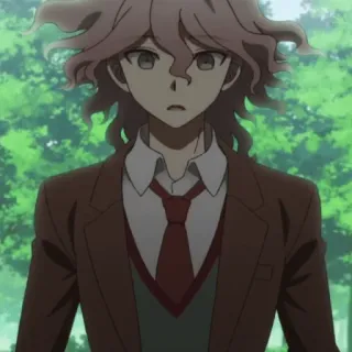 😯 d202296d Nagito Komaeda Danganronpa 动漫, 角色, 狛枝凪斗, 弹丸论破 whatsapp sticker