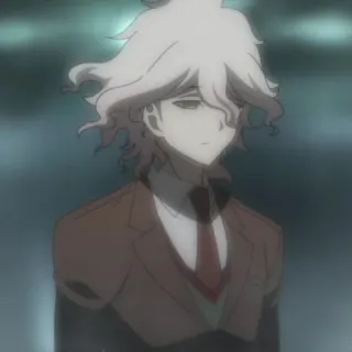 😓 df534bce Nagito Komaeda Danganronpa 动漫, 漫画, 弹丸论破, 狛枝凪斗 whatsapp sticker