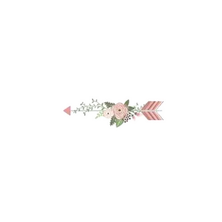👈 61ab504c flèche, fleurs, floral, bohème, rustique telegram sticker