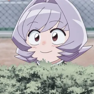 🙂 1ce8d103 Komi Shouko Komi Can't Communicate Anime, Mangá, Komi Can't Communicate, Komi Shouko, fofo, escondido, arbusto telegram sticker