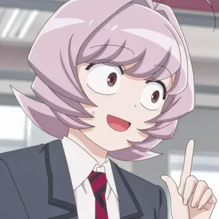 😀 8f3a3341 Najimi Osana Komi Can't Communicate Anime, Personagem, Fofo, Sorrindo, Uniforme Escolar telegram sticker