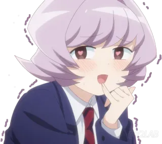 😍 2f1a7c43 Komi Shouko Komi Can't Communicate アニメ, 可愛い, カワイイ, 古見さんは、コミュ症です。, 古見硝子 telegram sticker