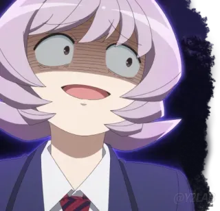 😈 5ca3cf1f Komi Shouko Komi Can't Communicate アニメ, マンガ, 古見さんは、コミュ症です。, 古見硝子, リアクション, 面白い, 心配 telegram sticker