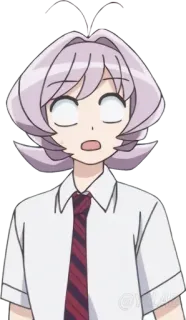 😵 897a93a4 Najimi Osana Komi Can't Communicate アニメ, 長名なじみ, 古見さんは、コミュ症です。, キャラクター, 制服 telegram sticker