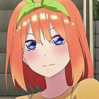 🧩 00ecae4d Yotsuba Nakano The Quintessential Quintuplets Anime, Manga, Personaje, Lindo, Quintessential Quintuplets telegram sticker