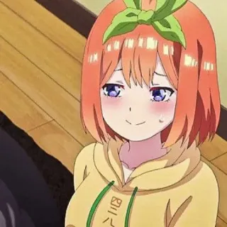 🧩 9584c298 Yotsuba Nakano The Quintessential Quintuplets Anime, Manga, Personaje, Yotsuba, Nakano, Las Quintillizas telegram sticker