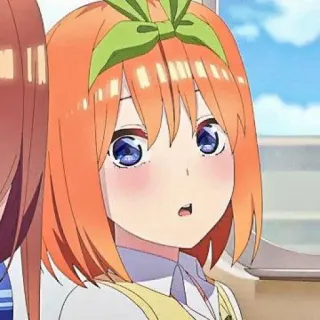 🧩 aad8d79a Yotsuba Nakano The Quintessential Quintuplets Anime, Personaje, Lindo, Chica, Yotsuba Nakano, Las Quintillizas telegram sticker
