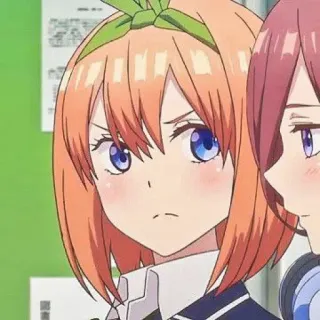 🧩 cecdf8b3 Yotsuba Nakano The Quintessential Quintuplets Anime, Chica, Yotsuba, Nakano, Las Quintillizas telegram sticker