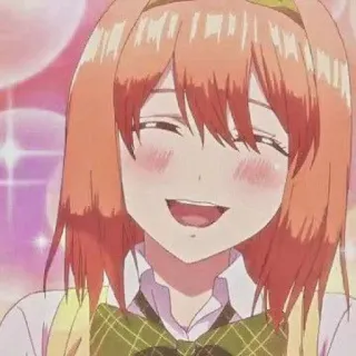 🧩 d0d54620 anime, dibujos animados, sonrisa, feliz, chica telegram sticker