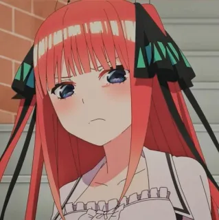 🦋 056ef7b2 Nino Nakano The Quintessential Quintuplets Аниме, Мультфильм, Нино Накано, Пять невест telegram sticker