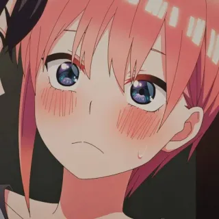 🌿 0d852df7 动漫, 可爱, 脸红, 粉色头发, 卡通 telegram sticker