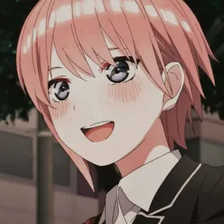 🌿 2b41c2fc 动漫, 可爱, 女孩, 短发, 微笑 telegram sticker