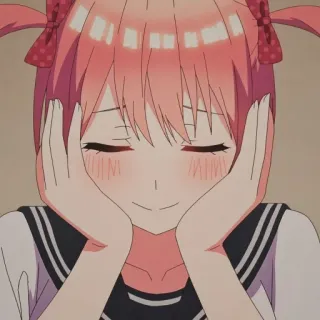 🌿 6749e865 动漫, 女孩, 校服, 可爱, 微笑 telegram sticker