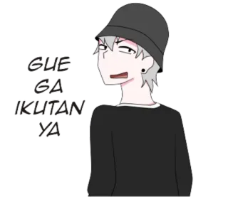 Nak Gawl @tikelku telegram stickers