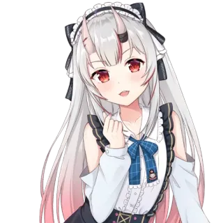 Nakiri Ayame @Anak_kucing_stiker telegram stickers