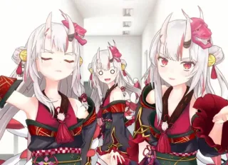 Nakiri Ayame @dwipaa11 telegram stickers