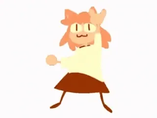 💃 1f26bb23 anime, cartoon, character, gesture, illustration telegram sticker