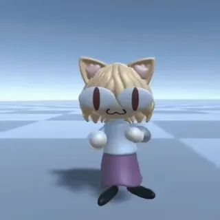 💃 e6d1056e Neco Arc cat, anime, meme, funny, cartoon telegram sticker