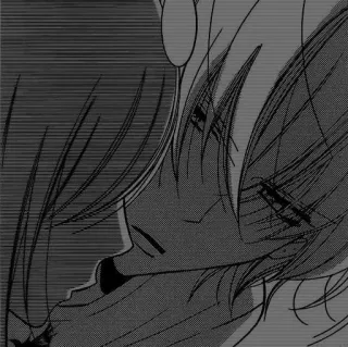 🖤 55b1c2ad 애니메이션, 만화, 키스, 로맨스, 사랑, 커플 telegram sticker