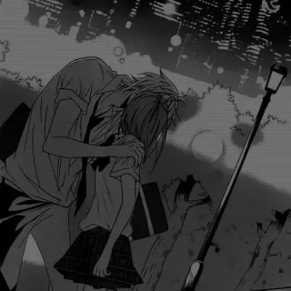 🖤 6691de01 애니메이션, 만화, 커플, 사랑, 로맨스, 미술, 거리 telegram sticker