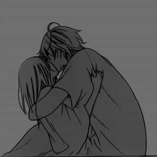 🖤 b441371f 포옹, 커플, 사랑, 껴안다, 로맨스, 관계 telegram sticker