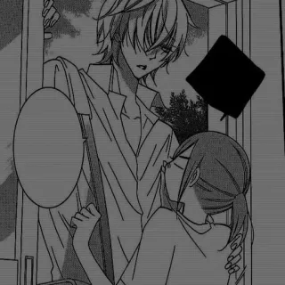 🖤 f158e453 애니메이션, 만화, 커플, 키스, 로맨스 telegram sticker