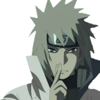 😠 1f41c5f9 Minato Namikaze Naruto Anime, Naruto, Minato, Hokage, Personagem telegram sticker