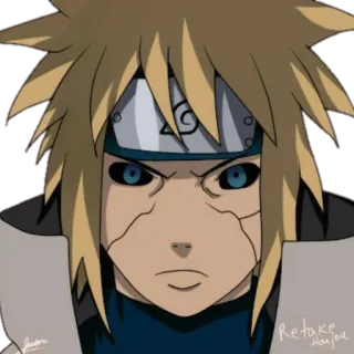 😡 4f1ad6da Minato Namikaze Naruto Anime, Ninja, Hokage, Minato, Naruto, Personagem telegram sticker