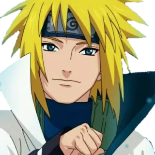 🙂 6ce4692f Minato Namikaze Naruto Anime, Mangá, Hokage, Minato, Raio Amarelo telegram sticker