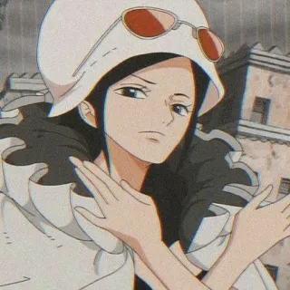 👑 32ab9713 Nico Robin One Piece Anime, One Piece, Nico Robin, Personaggio telegram sticker
