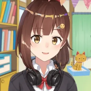 😕 4d465747 Tokino Sora Anime, Wirtualny Youtuber, Vtuber, Tokino Sora, Słodki, Uczennica telegram sticker
