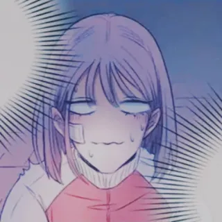 🏳️‍⚧️ 31e9a895 Anime, Kartun, Gadis, Ekspresi, Keringat, Perban, Manga telegram sticker