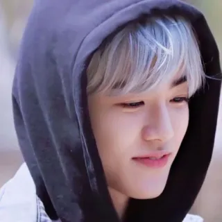 🧺 4bfafe18 ritratto, persona, felpa con cappuccio, sorriso, faccia, giovane telegram sticker