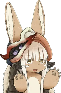 🙌 17ff1021 Nanachi Made in Abyss Anime, Manga, Créature, Nanachi, Made in Abyss, Furry telegram sticker