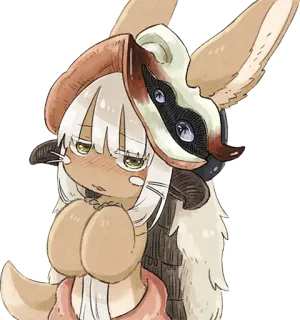 😳 71952f01 Nanachi Made in Abyss Anime, Manga, Furry, Mignon, Nanachi telegram sticker