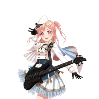 🥮 74785f05 Anime, Gadis, Gitar bass, Alat musik, Band, Penampilan whatsapp sticker