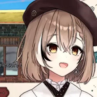 ⏳ 0a83cfd1 are sure t anime, cartoon, character, portrait, girl, vtuber telegram sticker